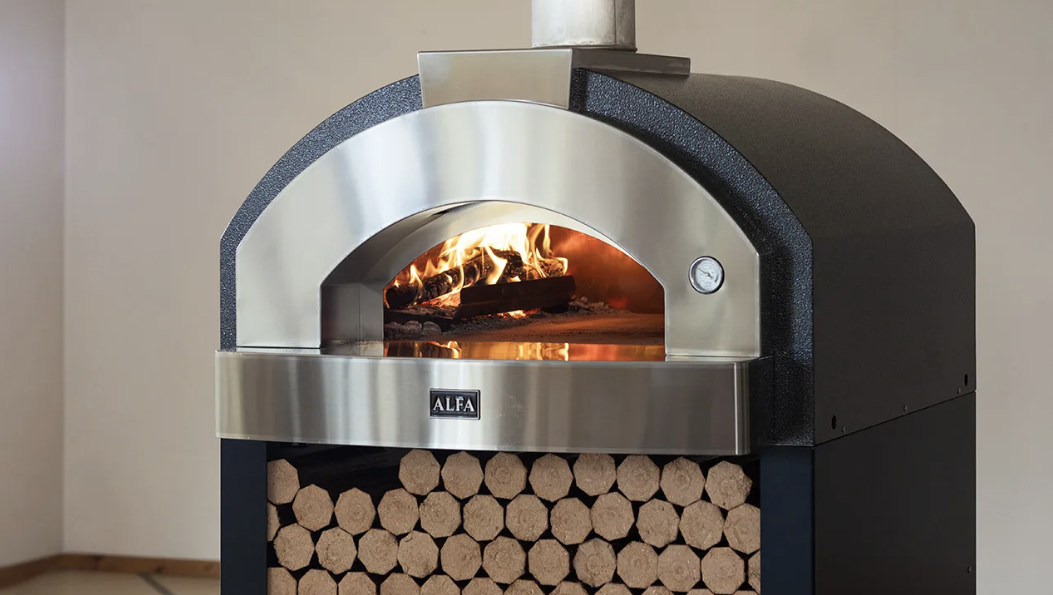 Cuptor lemne/gaz Alfa Pizza Quick Series 4 pizza