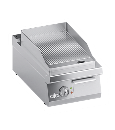 Grill electric linia 700 SOLUTION/ Gratar profesional model banc cu suprafata striata ATA