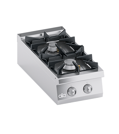 Masina de gatit linia 900 PERFORMANCE/ Aragaz profesional alimentare gaz 2 arzatoare model de banc ATA
