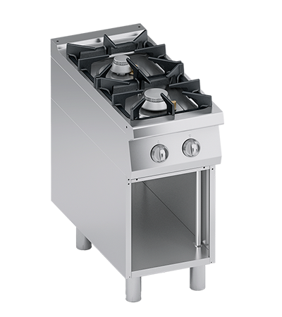 Masina de gatit linia 900 PERFORMANCE/ Aragaz profesional alimentare gaz 2 arzatoare si dulap deschis ATA