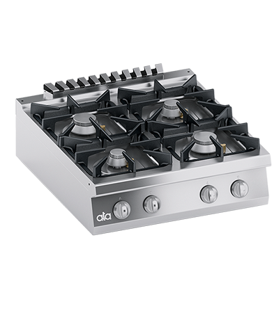 Masina de gatit linia 900 PERFORMANCE/ Aragaz profesional alimentare gaz 4 arzatoare model de banc ATA