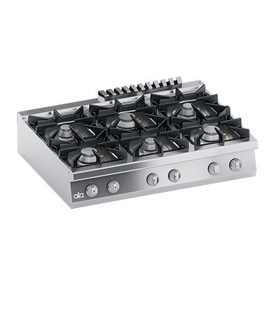 Masina de gatit linia 900 PERFORMANCE/ Aragaz profesional alimentare gaz 6 arzatoare model de banc ATA
