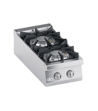 Masina de gatit linia 900 SOLUTION/ Aragaz profesional alimentare gaz 2 arzatoare model de banc ATA