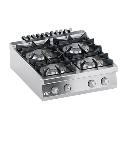 Masina de gatit linia 900 SOLUTION/ Aragaz profesional alimentare gaz 4 arzatoare model de banc ATA