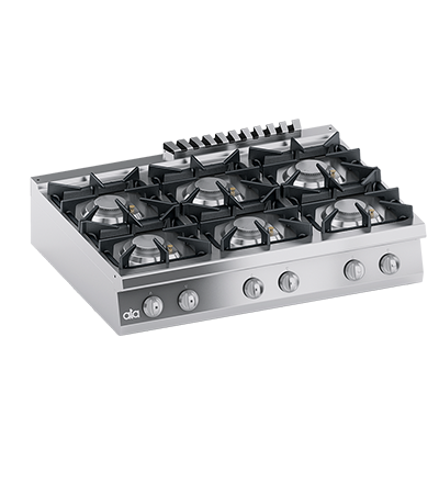 Masina de gatit linia 900 SOLUTION/ Aragaz profesional alimentare gaz 6 arzatoare model de banc ATA