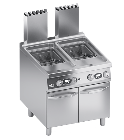 Friteuza dubla linia 900 PERFORMANCE alimentare gaz si control electronic capacitate 22+22L ATA