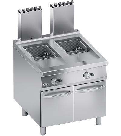 Friteuza dubla linia 900 SOLUTION alimentare gaz capacitate 20+20L ATA