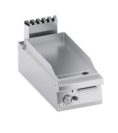 Grill alimentare gaz linia 900 SOLUTION/ Gratar profesional model banc cu suprafata neteda ATA