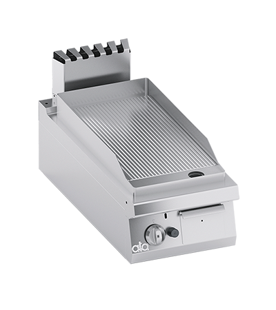 Grill alimentare gaz linia 900 SOLUTION/ Gratar profesional model banc cu suprafata striata ATA