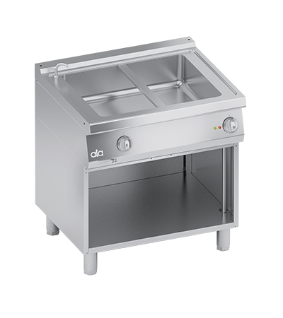 Bain marie linia 700 PERFORMANCE electric si dulap deschis 2/1GN