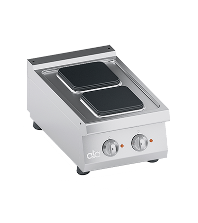 Masina de gatit linia 700 PERFORMANCE/ Aragaz profesional electric 2 arzatoare patrate model de banc ATA