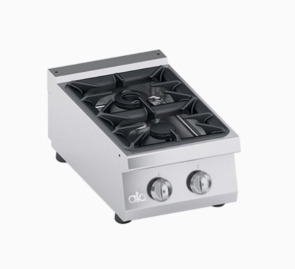 Masina de gatit linia 700 PERFORMANCE / Aragaz profesional alimentare gaz 2 arzatoare model de banc ATA