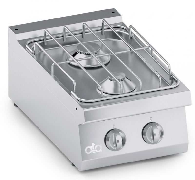 Masina de gatit linia 700 SOLUTION / Aragaz profesional alimentare gaz 2 arzatoare model de banc ATA