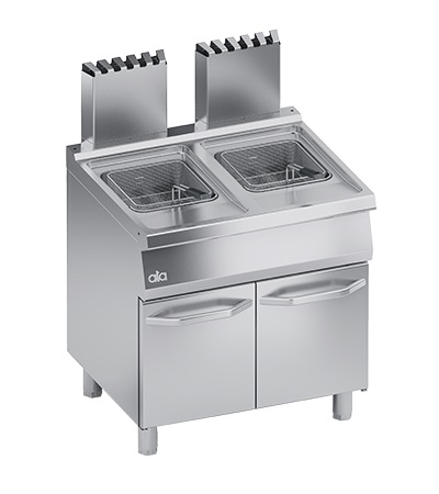 Friteuza dubla LINIA 700 SOLUTION alimentare gaz capacitate 12+12l ATA