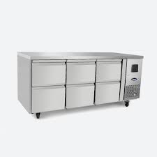 Masă frigorifică profesională 6 sertare GN 1/1 ATS