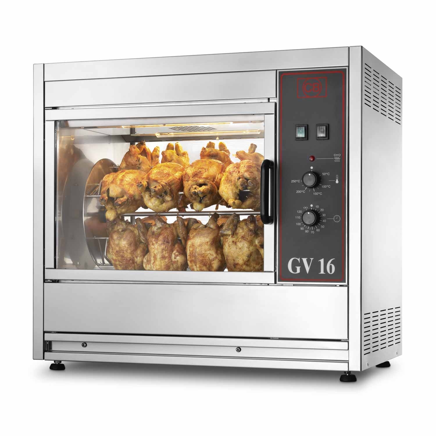Rotisor electric ventilat 16-20 pui CB Italia GV-16/20 MAN