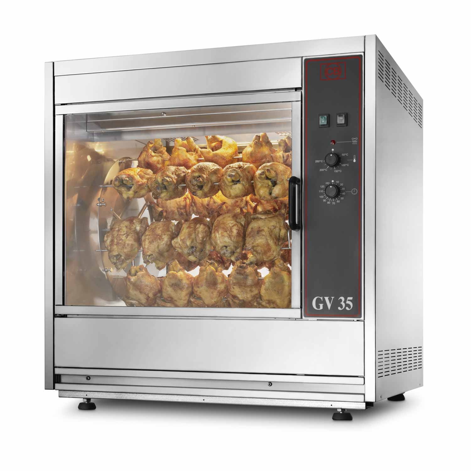 Rotisor electric ventilat 35-42 pui CB Italia GV-35/42 MAN