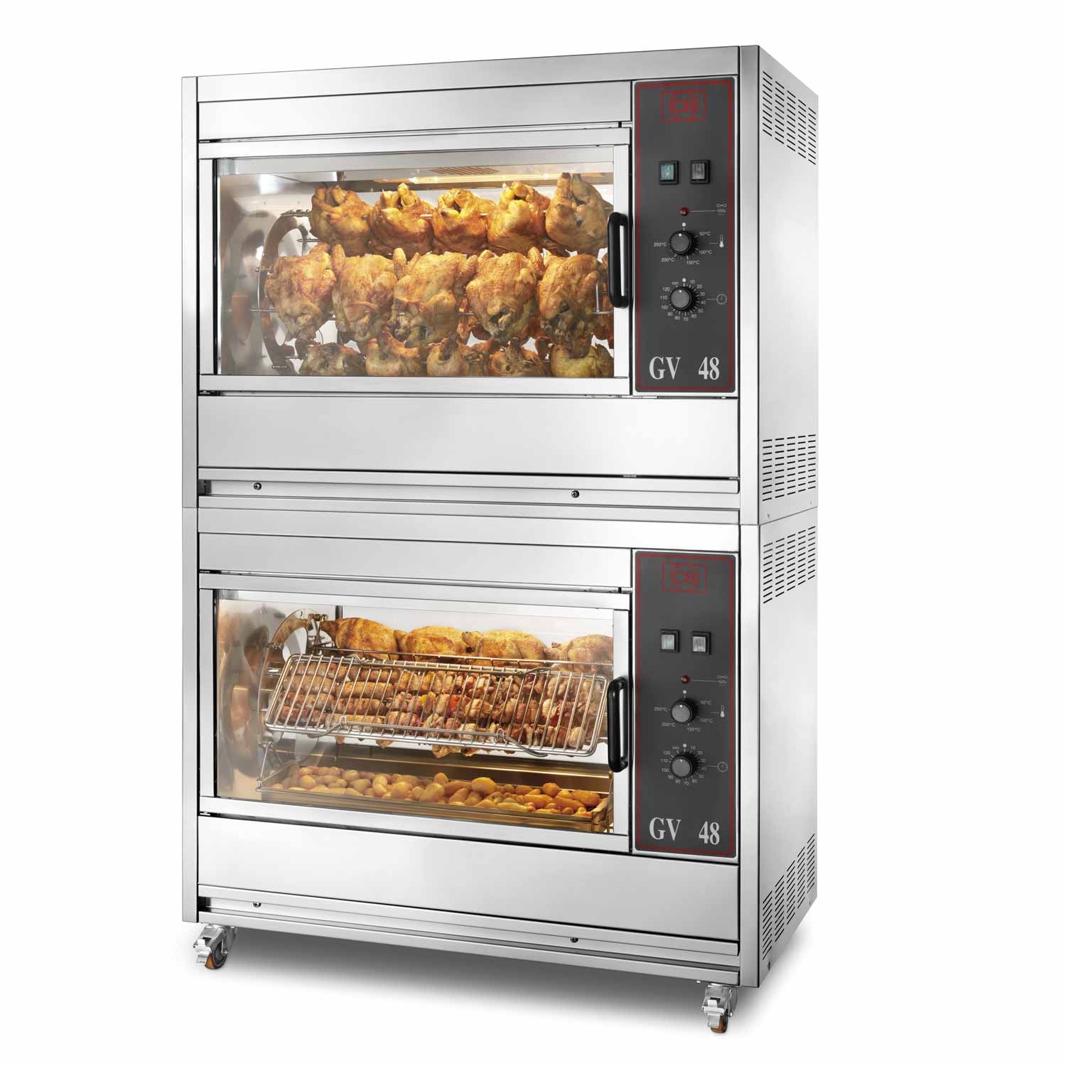 Rotisor electric ventilat 48/56 pui CB Italia GV-48/56 MAN