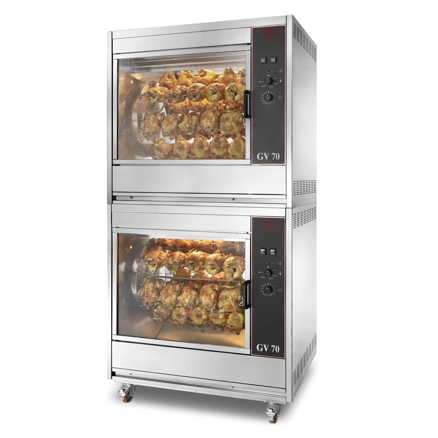 Rotisor electric ventilat 70/84 pui CB Italia GV-70/84 MAN