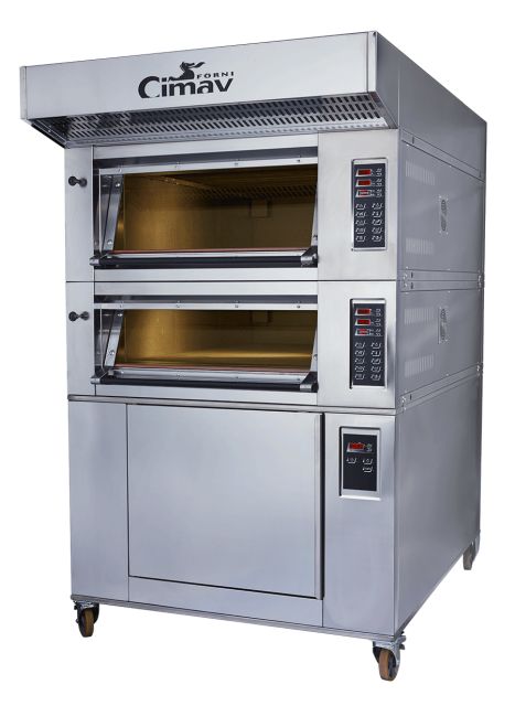 Cuptor brutarie modular 6 tavi si dospitor Cimav