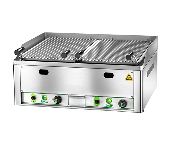 Gratar cu roca vulcanica 13 kW