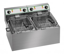 Friteuza electrica profesionala 8+8 litri