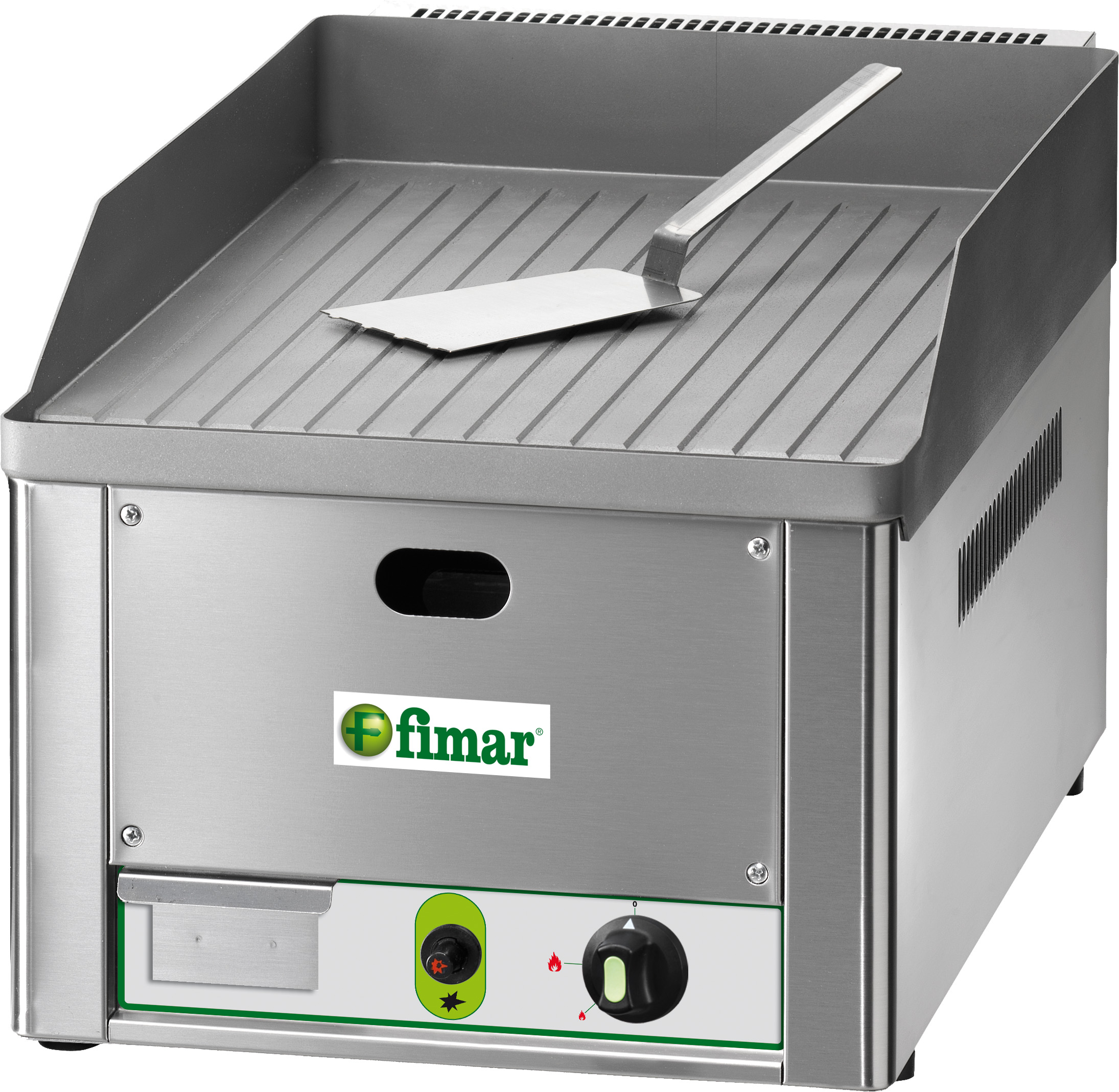 Grill fry top gaz suprafata striata