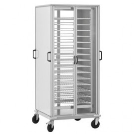 Carucior neutru tip dulap pentru farfurii 10 grile GN2/1