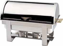 Chafing dish cu capac rabatabil