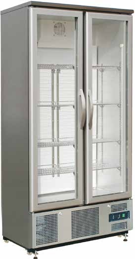 Vitrina frigorifica verticala 490 litri.