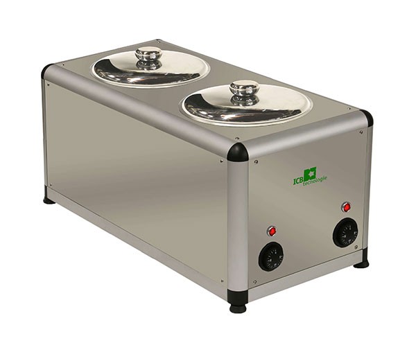 Aparat topit ciocolata pentru inghetata 2 cuve
