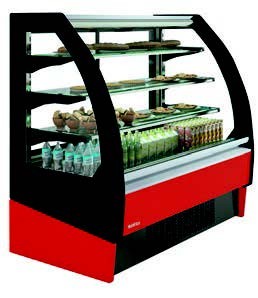 Vitrina calda AMBAR, 1250x810x1300 mm