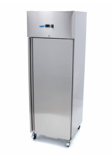 Frigider 700L inox cu ghidaje pentru tavi 3X (2/1GN) Maxima