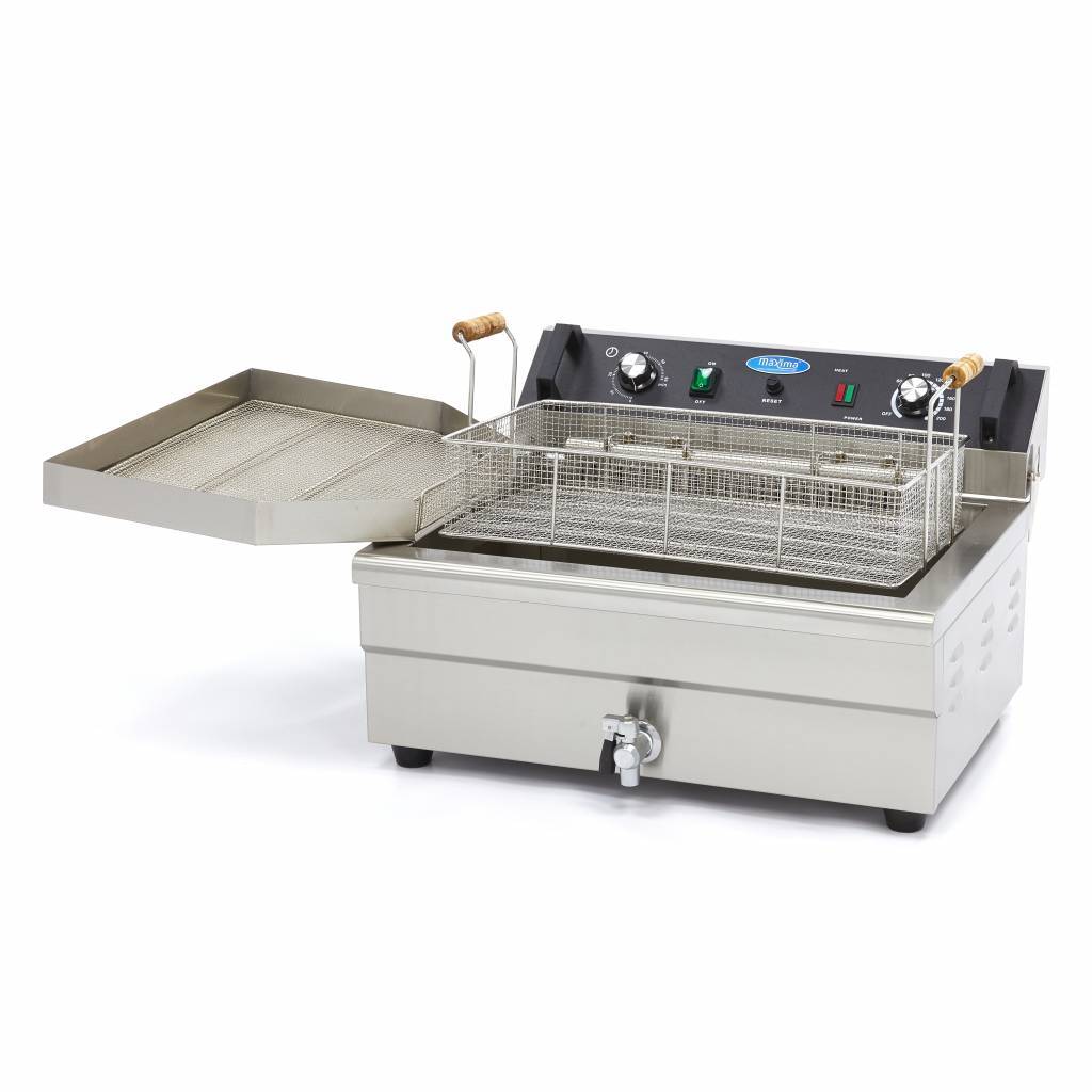 Friteuza electrica 20l cu robinet Maxima 2