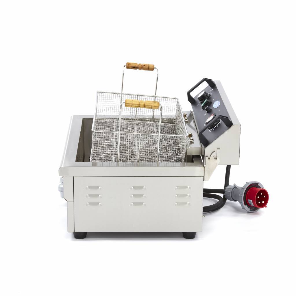Friteuza electrica 20l cu robinet Maxima 4