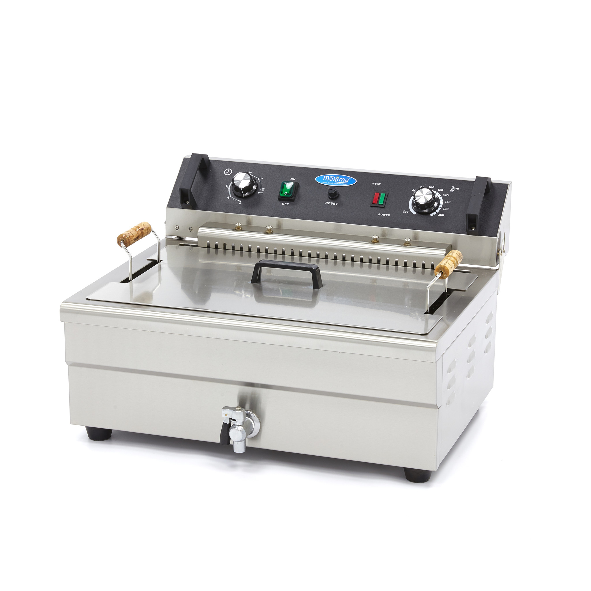 Friteuza electrica 20l cu robinet Maxima
