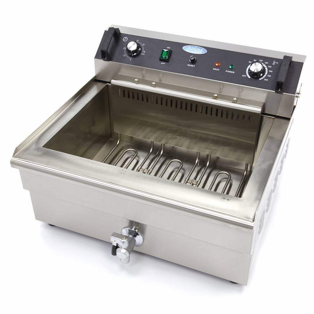 Friteuza electrica 30 l cu robinet Maxima 3