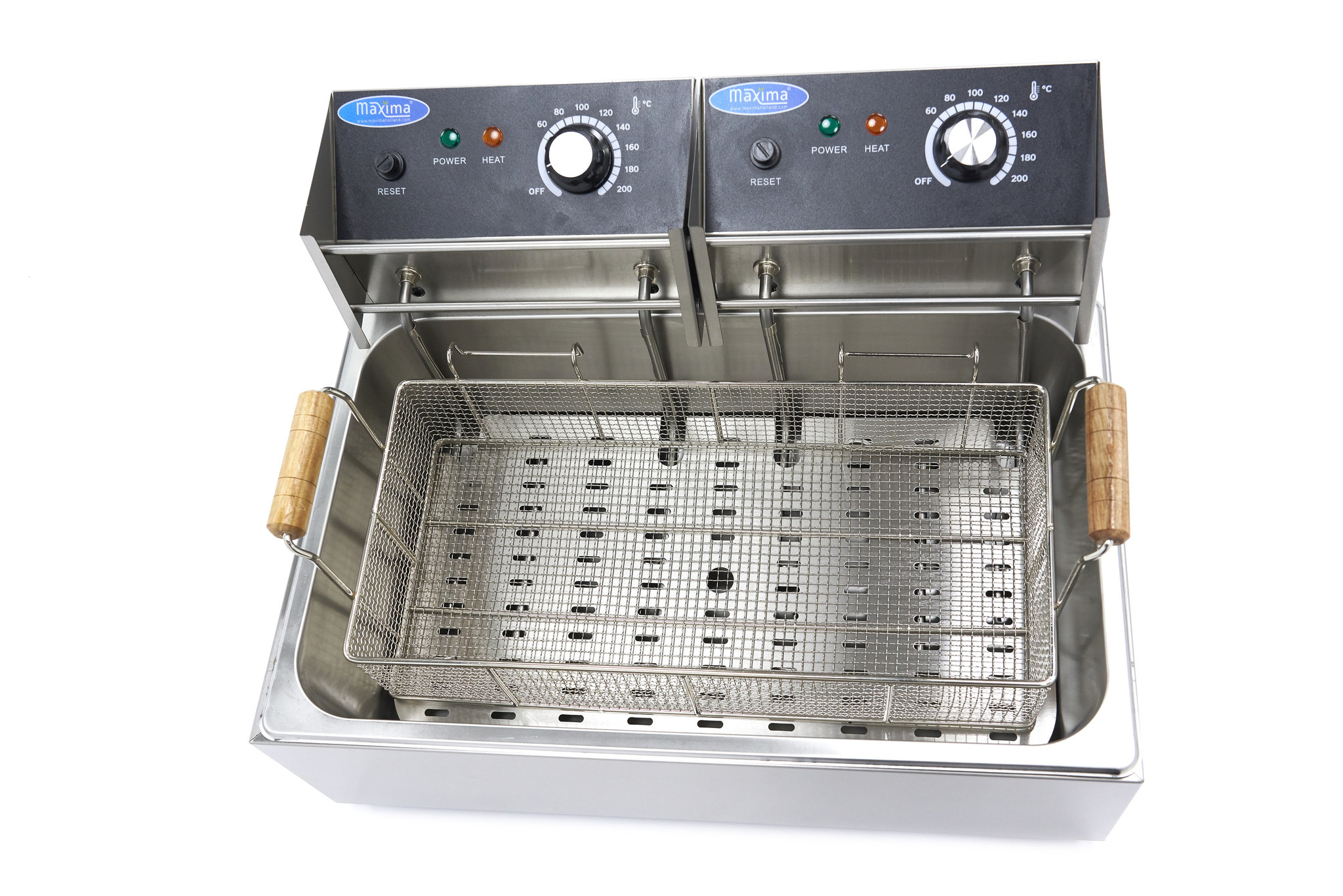 Friteuza electrica dubla 15 l 2