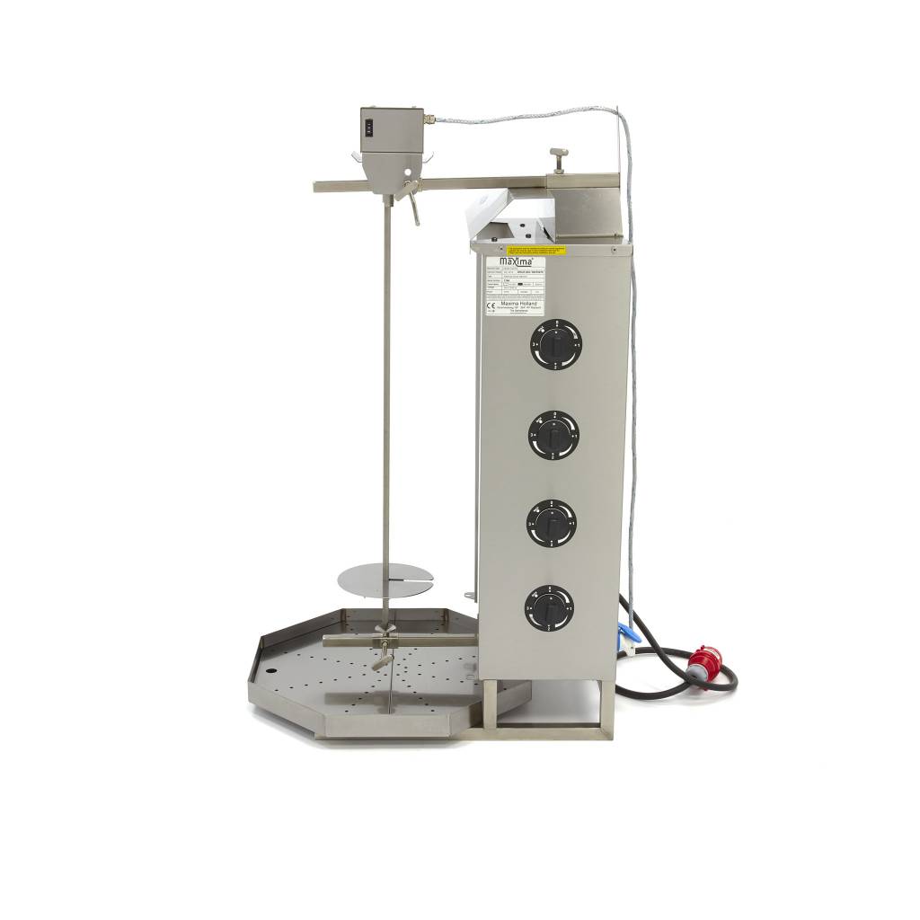 Aparat pentru kebab sau shaorma electric 4 arzatoare 3