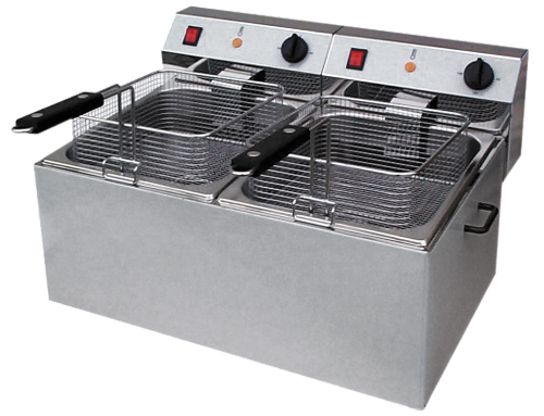 Friteuza/oparitor Resto Italia 11 + 11 l, 220 v