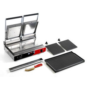 Contact Grill dublu cu placi striate 2