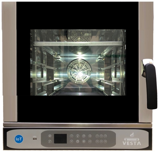 Cuptor electric gastronomie 4 GN 1/1+600x400 Digital Vesta Combi