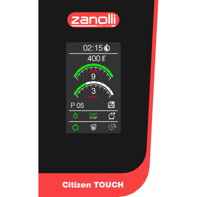 Cuptor 6+6 Pizza Electric Zanolli Citizen E 2