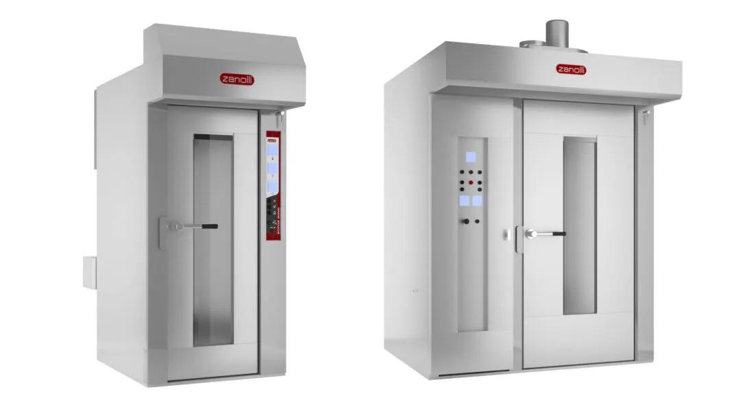 Cuptor rotativ 18 tavi alimentare gaz Zanolli Rotor Wind 3G 3