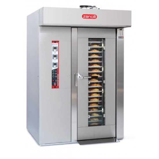 Cuptor rotativ 36 tavi alimentare gaz Zanolli Rotor Wind 5GF