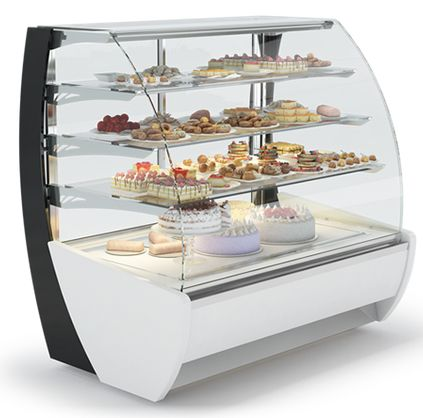 Vitrina rece de prezentare pentru cofetarie 1400 cm