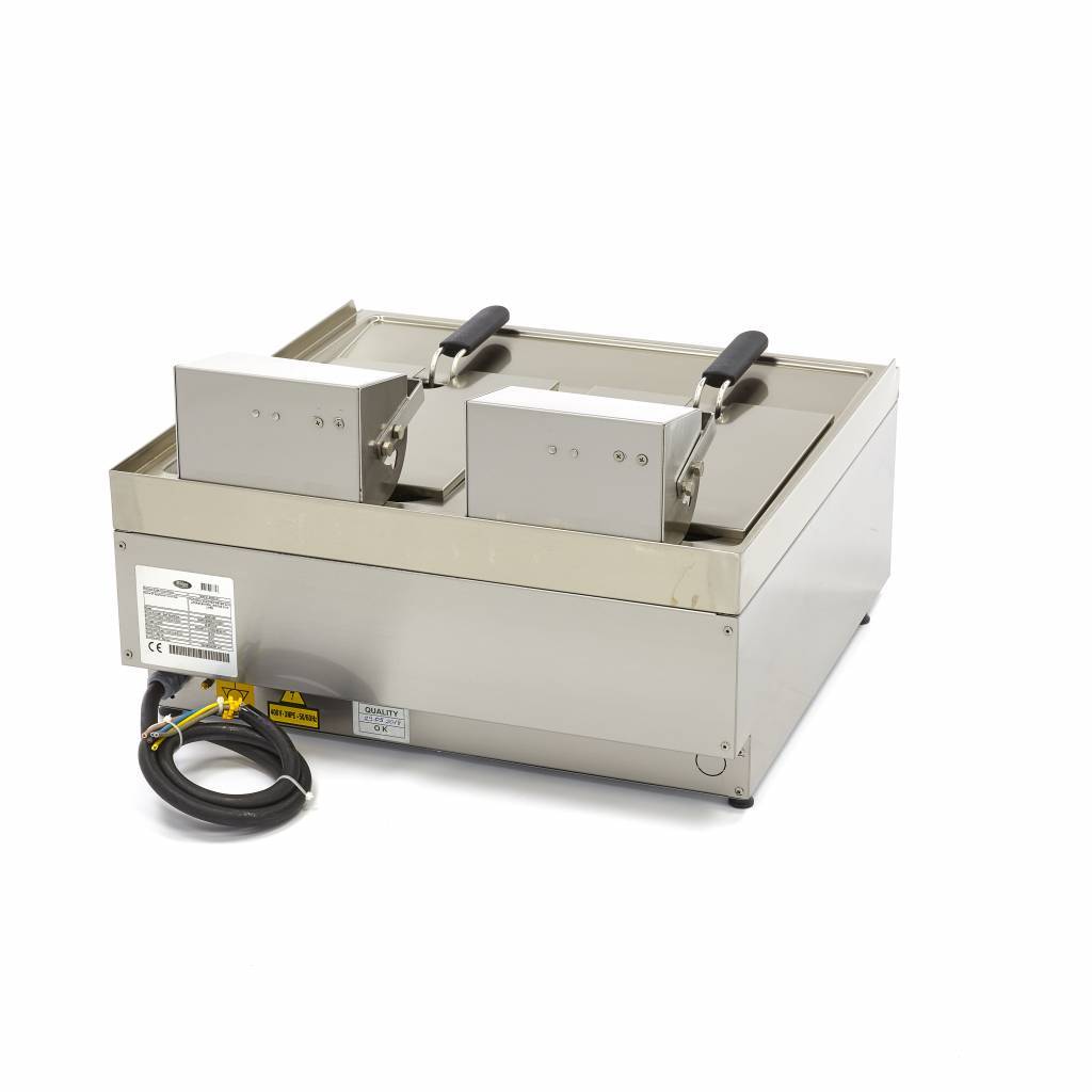Friteuza electrica profesionala Maxima 60x60 2 x 10L 3
