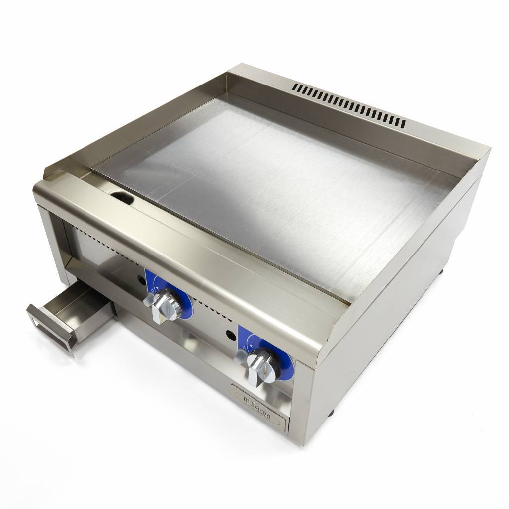 Grill frytop profesional alimentare gaz Maxima-60x60cm 2
