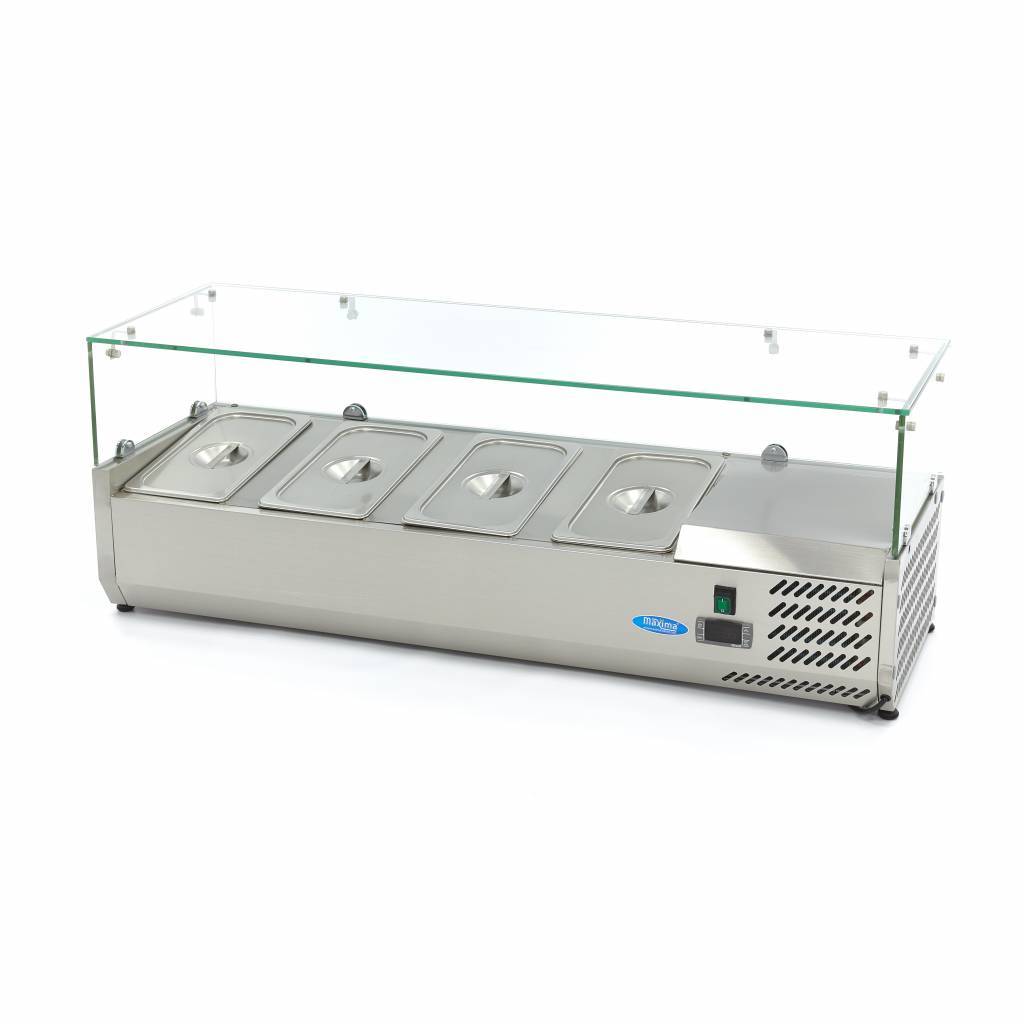 Vitrina frigorifica pentru ingrediente Maxima 120-cm-1/3GN