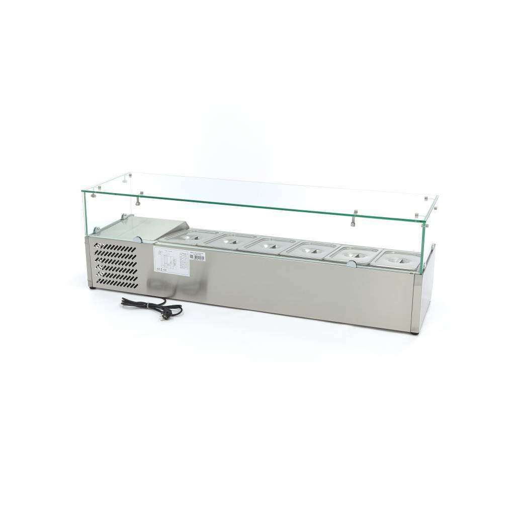 Vitrina frigorifica pentru ingrediente Maxima 140cm-1/3GN 3